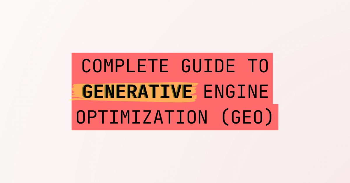 Complete Guide To Generative Engine Optimization (GEO) | Five AI ...